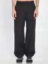 Gucci Pant Comp. Cott. Twil Double W In Black