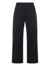 Gucci Cotton Trousers In Black