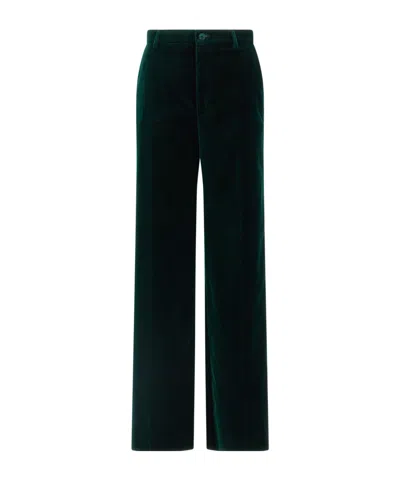 GUCCI GUCCI VELVET STRAIGHT-LEG PANTS