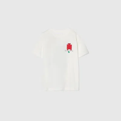Gucci Babies' Cotton T-shirt In White