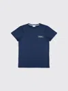Gucci Kids Patch Pocket T-shirt In Blue