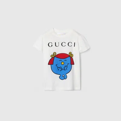 Gucci Babies' Cotton T-shirt With Print In White
