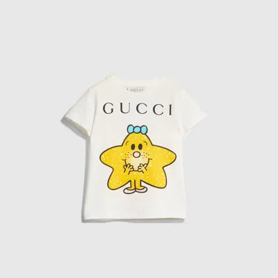 Gucci Babies' Cotton T-shirt With Print In White