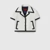 Gucci White Jacket With Short Sleeves In Tweed Woman In White
