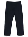 Gucci Cotton Twill Chinos In Blue