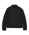 Gucci Twill Jacket With Web Detail In Black