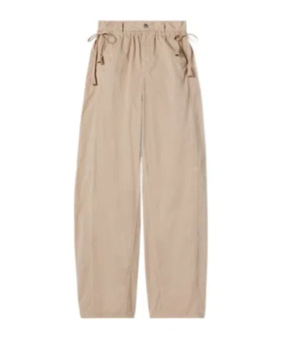 GUCCI COTTON TWILL PANTS WITH TIE SIDES