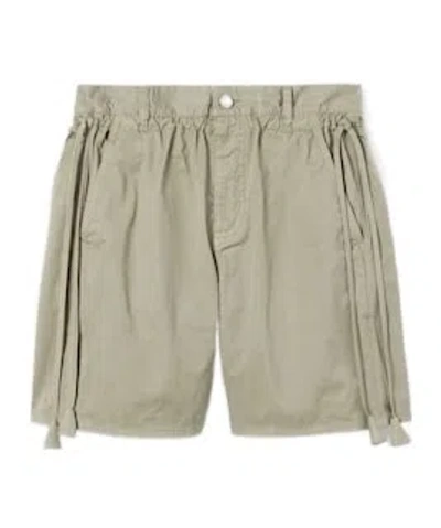 Gucci Cotton Twill Shorts With Tie Sides