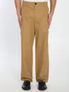 Gucci Cotton Twill Trousers