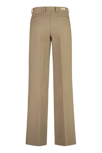 Gucci Wide-leg Cotton Cargo Trousers In Neutrals