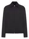 Gucci Twill Jacket With Web Detail In Black