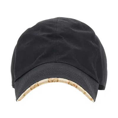 Gucci Cotton-blend Baseball Cap In Black