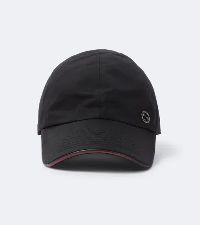 Gucci Cotton-blend Baseball Cap In Black