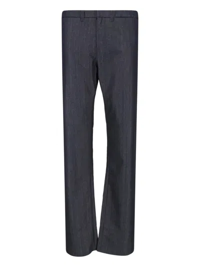 Gucci Cotton-blend Jeans In Blue