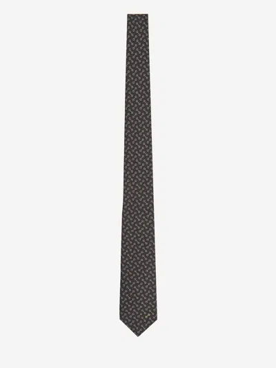 Gucci Tie With Horsebit In Black