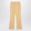 Gucci Light Crepe Trousers In Neutral