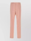 GUCCI CREASED SLIM-LEG TROUSERS WITH BELT LOOPS