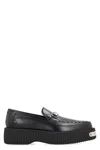 Gucci Horsebit Creeper Loafers In Black