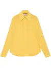 Gucci Women Crepe De Chine And Silk Shirt In Yellow