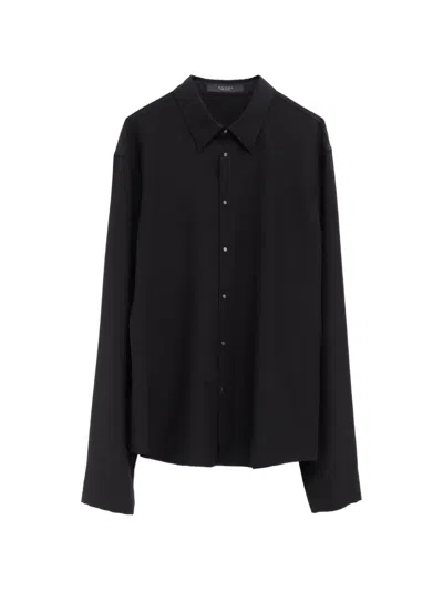 Gucci Crêpe De Chine Silk Shirt In Black