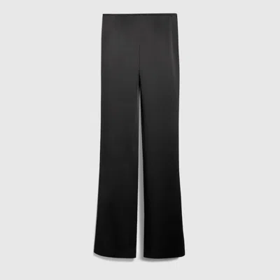 Gucci Crepe Satin Pants In Black