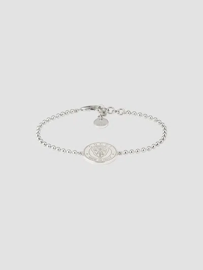 Gucci Crest Sterling Silver Boule Bracelet