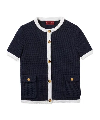 GUCCI GUCCI FINE KNIT CARDIGAN