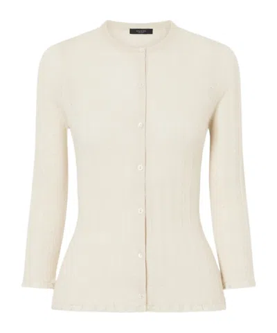 Gucci Crew Neck Cardigan In Neutral