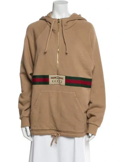 Pre-owned Gucci Crew Neck Long Sleeve Sweatshirt In Neutral
