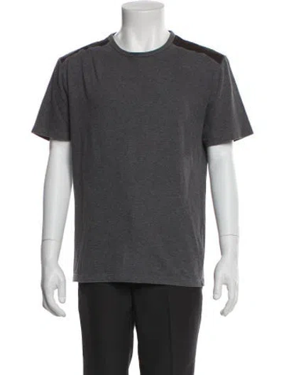 Pre-owned Gucci Crew Neck Short Sleeve T-shirt In Gray