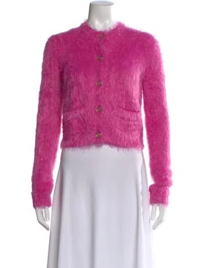 Pre-owned Gucci Crew Neck Sweater In Pink