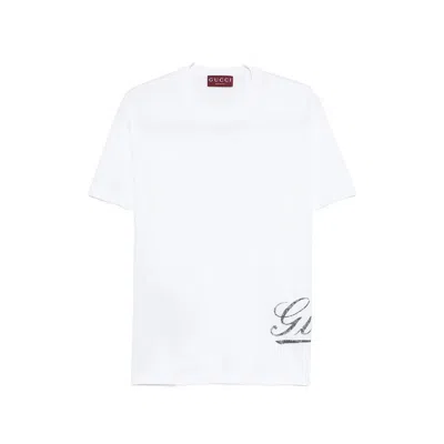 Gucci Crew-neck T-shirt In White