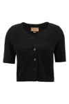 Gucci Wool And Cashmere Cardigan In Black