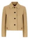 Gucci Cotton Trench With Adjustable Side Tabs