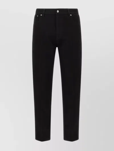 GUCCI CROPPED DENIM TROUSERS FIVE POCKET STYLE