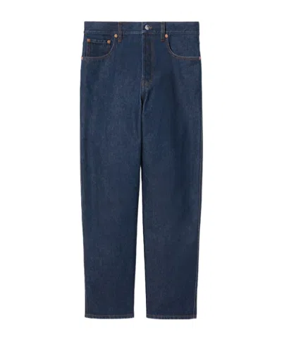 Gucci Cropped Jeans In Blue