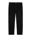 Gucci Lasered Tapered Denim Pant In Black