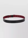Gucci Cross Buckle Adjustable Reversible Belt In Black