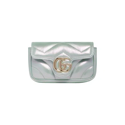 Pre-owned Gucci Crossbody Bag 'green Iridescent' | Women's Size Onesize