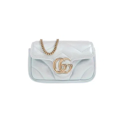 Pre-owned Gucci Crossbody Bag 'light Blue' | Women's Size Onesize