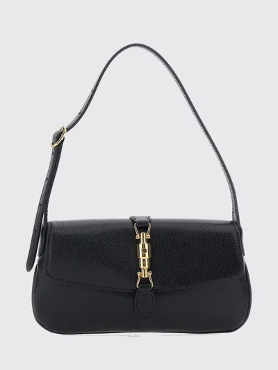 Gucci Jackie Small Leather Clutch Bag In Black