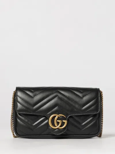 Gucci Crossbody Bag Woman In Blue