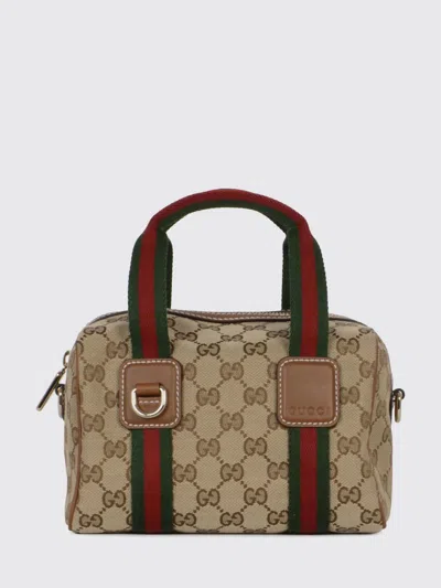 Gucci Crossbody Bag Woman In Brown