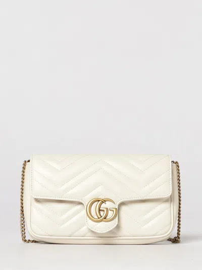 Gucci Crossbody Bag Woman In Burgundy
