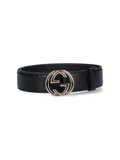 Gucci Crossover "gg" Belt – Black
