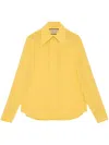 Gucci Crepe De Chine And Silk Shirt In Yellow
