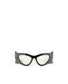 Gucci Eyewear Geometric Frame Sunglasses In White