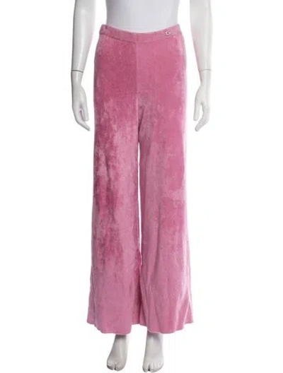 Pre-owned Gucci Crystal Embellishments Sweatpants In Pink