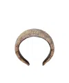 Gucci Crystal Gg Canvas Hair Band In Multicolor