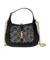 Gucci Crystal Gg Handbag In Black